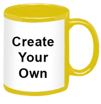 Yellow Patch Mug - 11oz, Yellow, 1 to 3